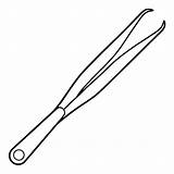 Premium Vector  Tweezers coloring Page Outline Book Line sketch template