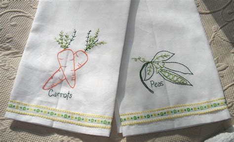 EMBROIDERY TEA TOWEL « EMBROIDERY & ORIGAMI