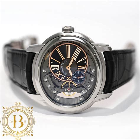 Audemars Piguet Millenary 4101 Automatic Steel Watch 15350ST.OO.D002CR.01 for $13,500 • Black ...