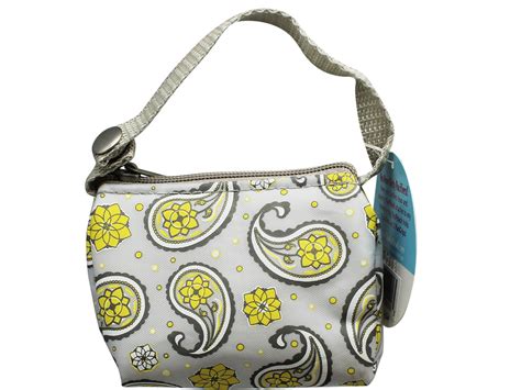 Paci Pouch Pacifier Holder - Grey & Yellow Flowers - Walmart.com