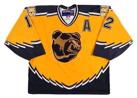 Adam Oates Jersey - Boston Bruins 1996 Throwback Alternate Hockey Jersey