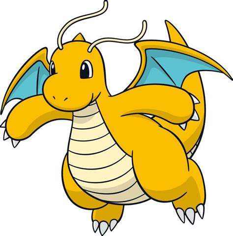 a yellow dragon with blue wings flying through the air and looking to ...