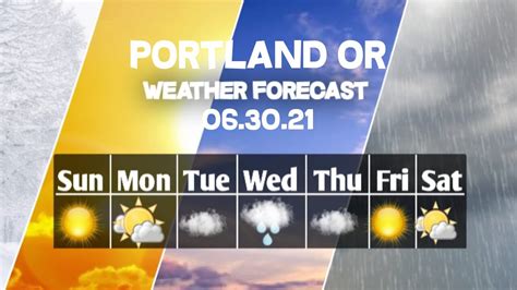 Weather Forecast Portland, Oregon Portland weather Forecast 06/30/2021 - YouTube