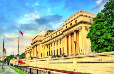 National Museum of Fine Arts of the Philippines Facade Near Rizal Park ...