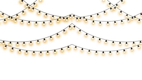 Christmas String Lights White Transparent, Christmas Light Effect Lamp ...