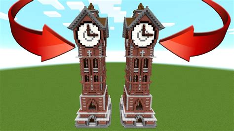 Minecraft Clock Tower Instructions