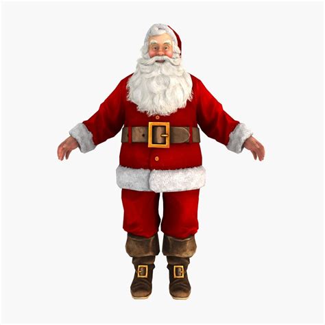 Pin by Top3DModels on Premium 3D Models | 3d model, Santa, Santa claus