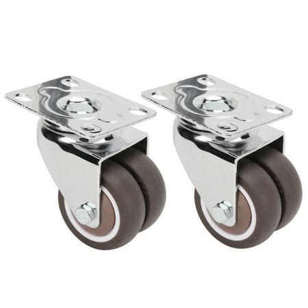 Caster Wheels, Brake Free Table Casters 360° Rotation For Wardrobes For Cabinets For Small ...