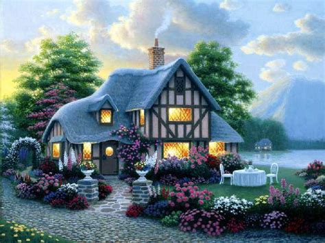 Fairytale Cottage Wallpapers - Wallpaper Cave