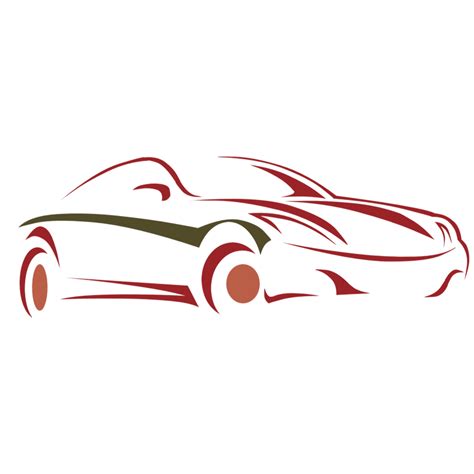 Red car vehicle Auto detailing logo png 13923537 PNG