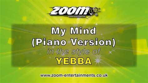 YEBBA - My Mind - Acoustative Piano Karaoke Version from Zoom Karaoke - YouTube