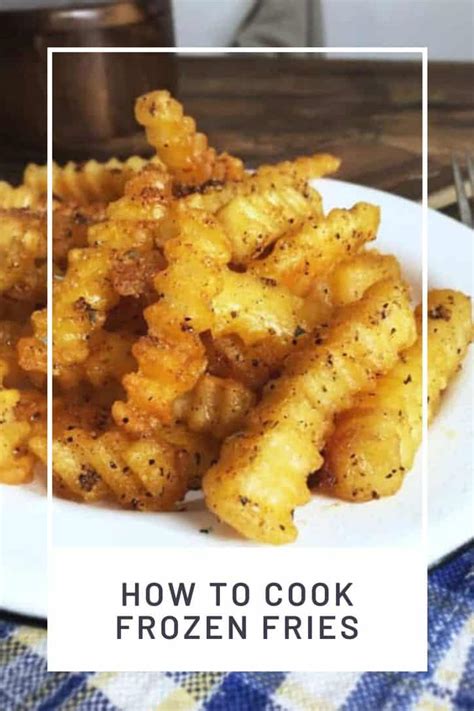 How to Cook Frozen Fries - Air Fryer Frozen French Fries & More