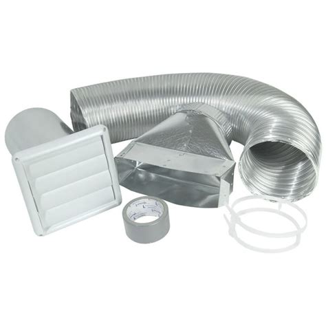 Imperial 6" Louvered/Semi-Ridgid Aluminum Range Hood Wall Vent Kit ...