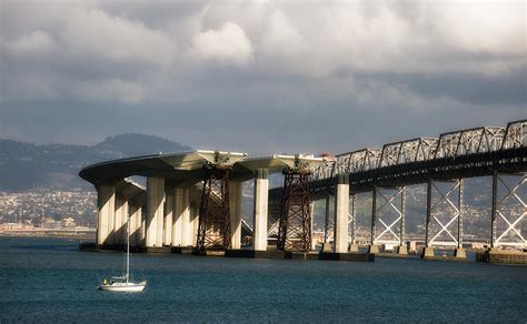 Bay Bridge Under Construction Photograph by Gary Rose - Fine Art America