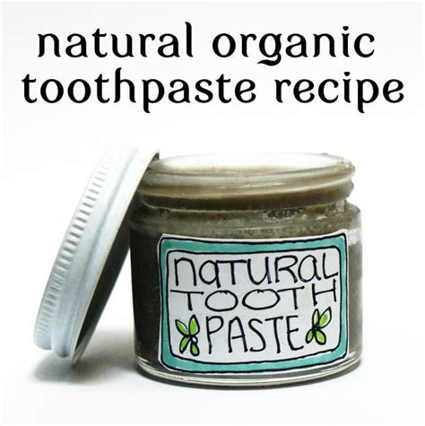 All Natural Homemade Toothpaste Recipe