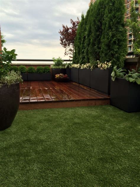 Rooftop Garden Manhattan - designed installed & maintained by Plant Specialists www ...