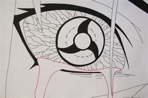 Naruto - Itachi Mangekyou Sharingan (Linear) by SakakiTheMastermind | Naruto sketch drawing ...