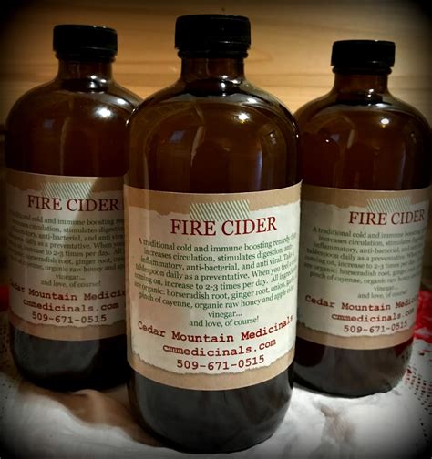 Fire Cider - 16 oz. - Cedar Mountain Medicinals