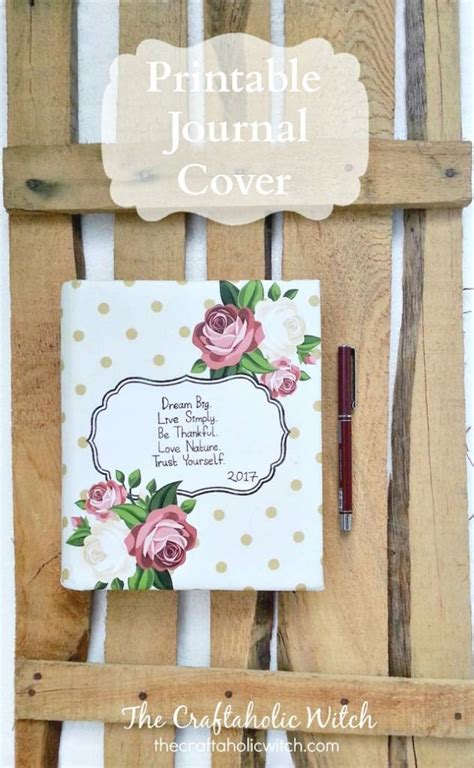 Printable Journal or Notebook Cover – Scrap Booking