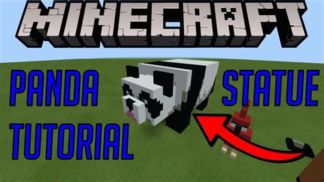 Minecraft How To Build a Panda Statue/House - YouTube