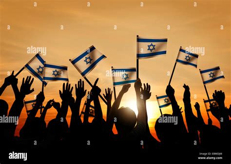 Israeli flag waving hi-res stock photography and images - Alamy