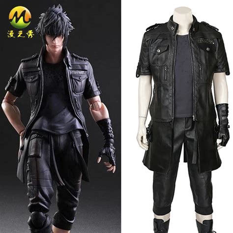 Hot Sale Men's Final Fantasy XV FF15 Noctis Lucis Caelum Noct Halloween Cosplay Costume for ...