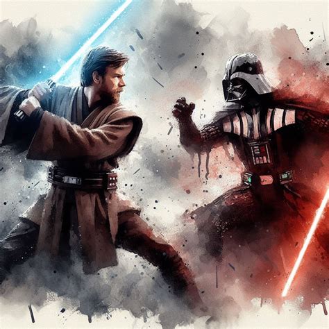 Obi Wan vs Vader (3) by trip002 on DeviantArt