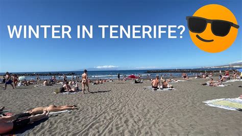 How is the weather during winter in Tenerife? PLAYA DE LAS AMERICAS, ADEJE. 15th January, 2023 ...