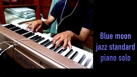 blue moon jazz standard piano solo - YouTube