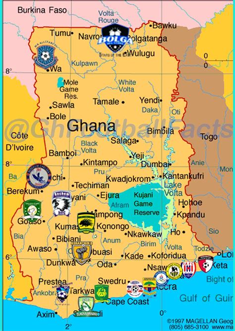 Info-graphic: Location of Ghana Premier League Clubs - Ghana Latest Football News, Live Scores ...