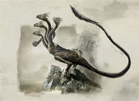 Hydra concept art | Creature art, Chimera, Giant monsters