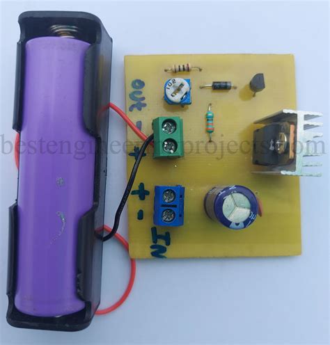 Lithium Ion Battery Charger Circuit using LM317 – ZUM BENKOR GLOBAL LTD.