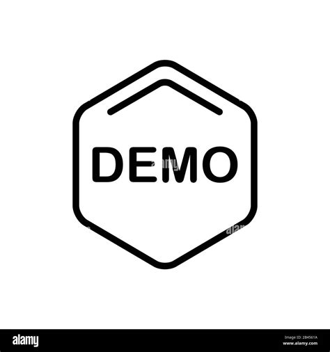 Demo icon hi-res stock photography and images - Alamy