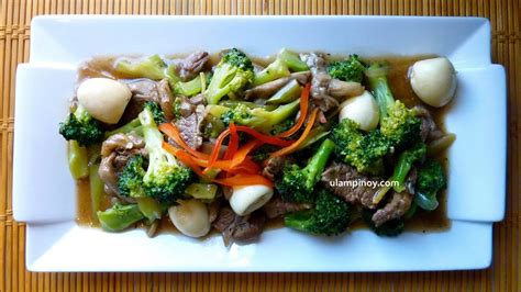 BEEF MUSHROOM BROCCOLI 🥩🍄🥦 (Beef Stir Fry) – Ulam Pinoy #12 - YouTube