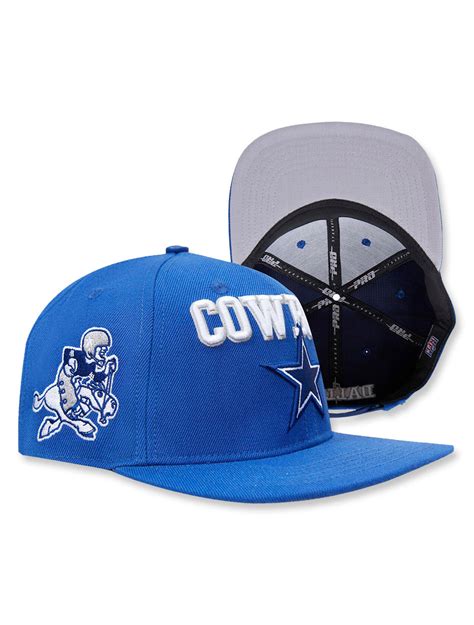 Dallas Cowboys "Retro" Classic Logo Dodger Blue Wool Snapback Flat Bil ...