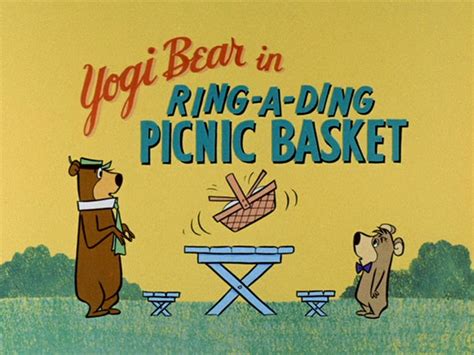 Yowp: Yogi Bear — Ring-a-Ding Picnic Basket