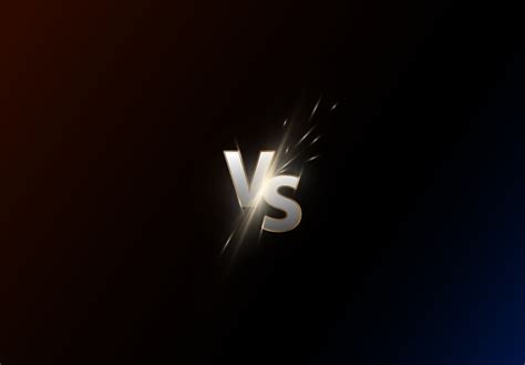 Versus background logo vs letters for sports and fight competition ...