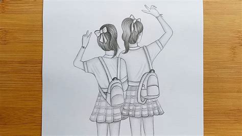 Best Friends Drawing Simple : Bff Boyfriend Clipartmag Myhobbyclass ...