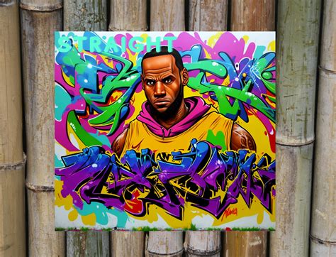 Lebron James Graffiti Wall Tumbler Wrap Digital File Only - Etsy