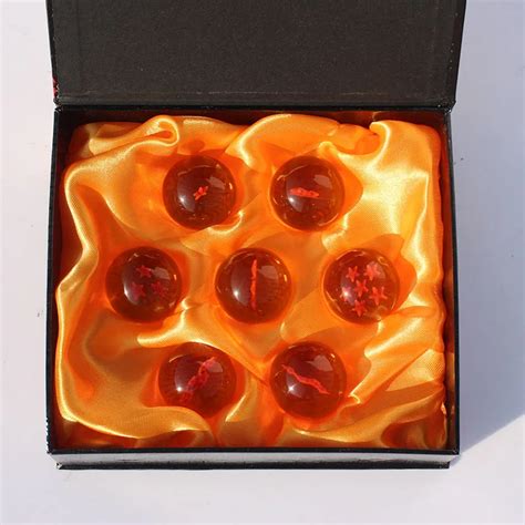 7pcs/set 3.5CM Dragon Ball Z Crystal Balls 2019 Dragon Ball Ball Complete Set New in box model ...