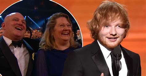 Ed Sheeran's parents wrongly identified on TV as he thanks them during Grammys speech - Mirror ...