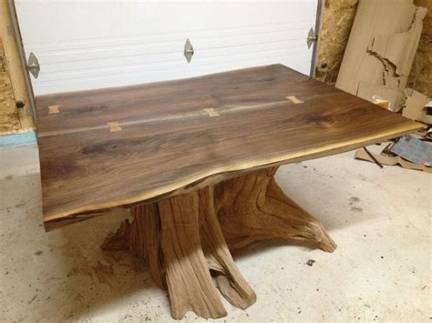 Hand Made Live Edge Black Walnut Dining Room Table by Bois & Design ...