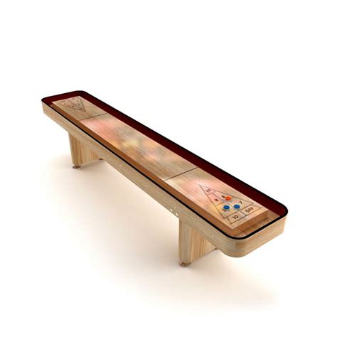 Indoor Shuffleboard Table 3D model | CGTrader