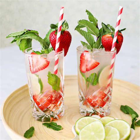 Strawberry Mojito - A Beautiful Mess