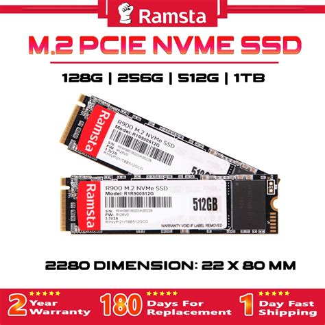 Ramsta R900 NVMe SSD PCIe SSD 128GB/256GB/512GB/1TB (m.2 2280 pcie) Solid State Drive | Shopee ...