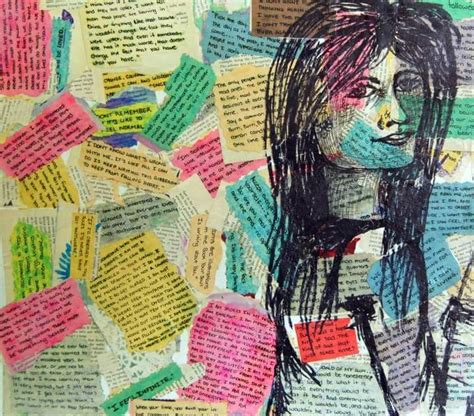 All My Words-Collage, Pen & Marker | Word collage, Art, Artist