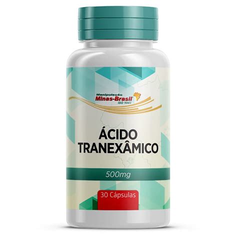 Comprar ácido Tranexâmico 500 Mg - 30 Cápsulas | Drogaria