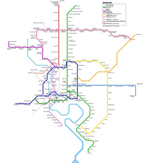 Bangkok Mass Transit System – A guide to the BTS / MRT / ARL / SRT ...