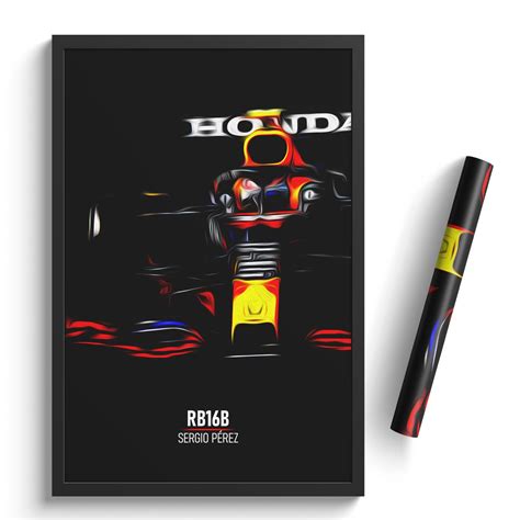 Red Bull RB16B, Sergio Pérez 2021 - Formula 1 Print – Illustratedtracks