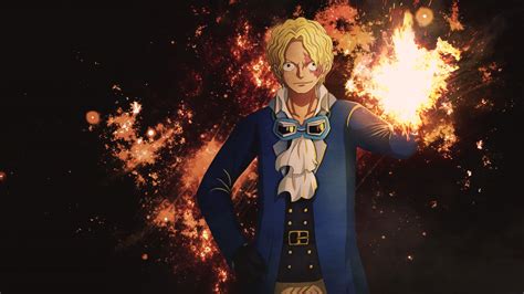 Sabo Flames: One Piece HD Wallpaper by RoninGFX